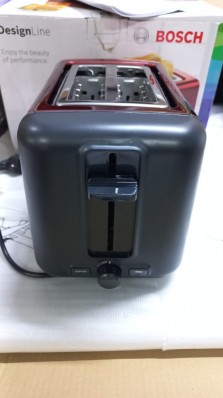 Тостер Bosch TAT3P424 970Вт красный/черный