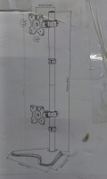 _Кронштейн для мониторов Onkron D208FS черный 13"-32" макс.1