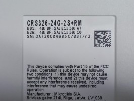 Коммуникатор MikroTik CRS326-24G-2S+RM (24 портовый)