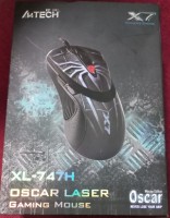 Мышь A4 Oscar Editor XL-747H рисунок/голубой лазерная