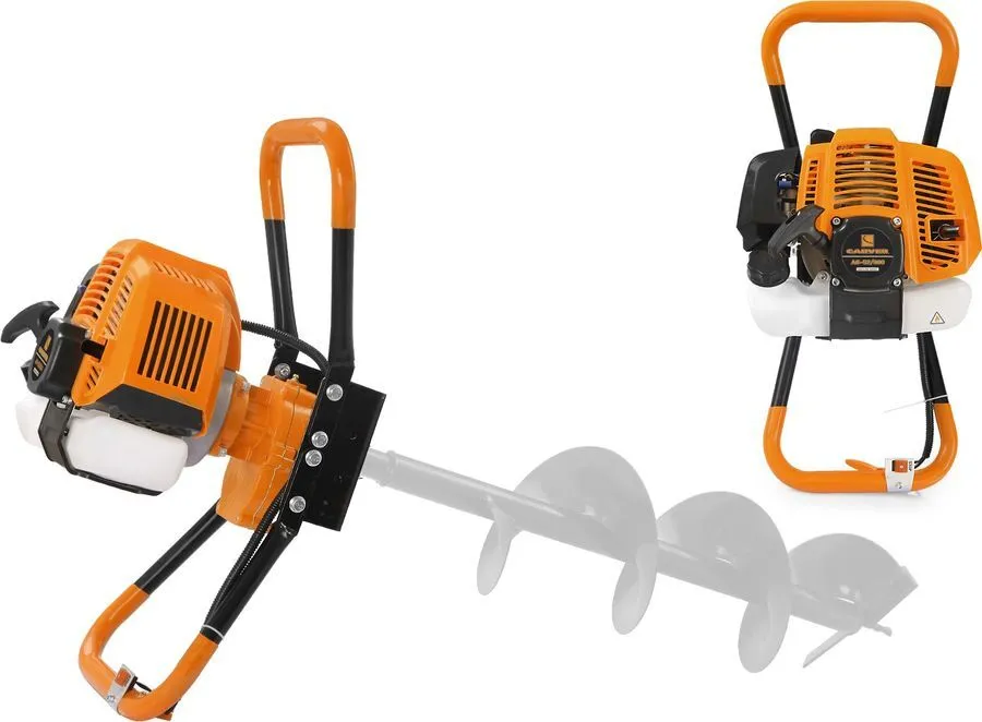 Мотобур Carver AG-52/000 бытовой 2-х такт. 1400Вт 1.9л.с.