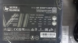 Блок питания 850 Ватт/ Super Flower Power Supply Leadex VII, 850W,