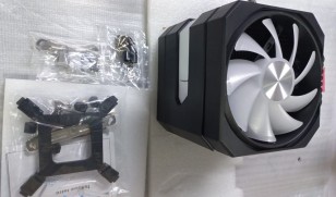 Кулер для процессора/ HSPD A128 BLACK ARGB  280W