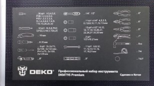 Набор инструментов Deko DKMT95 Premium