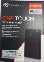 Жесткий диск внешний Seagate 2.5" 2TB One Touch Black STKY2000400 USB 3.2 Gen1 Type-A