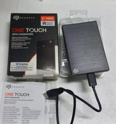 Жесткий диск внешний Seagate 2.5" 2TB One Touch Black STKY2000400 USB 3.2 Gen1 Type-A