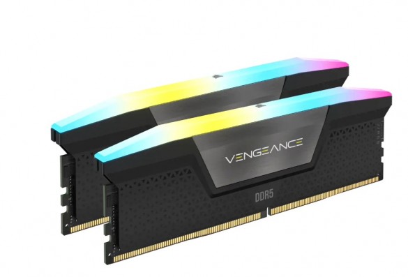 Память оперативная Corsair Vengeance RGB DDR5 32 ГБ 5600МГц DIMM (CMH32GX5M2B5600C40) (2x16Gb Kit)