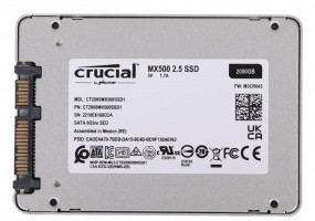 SSD жесткий диск CRUCIAL SATA2.5" 2TB MX500 CT2000MX500SSD1