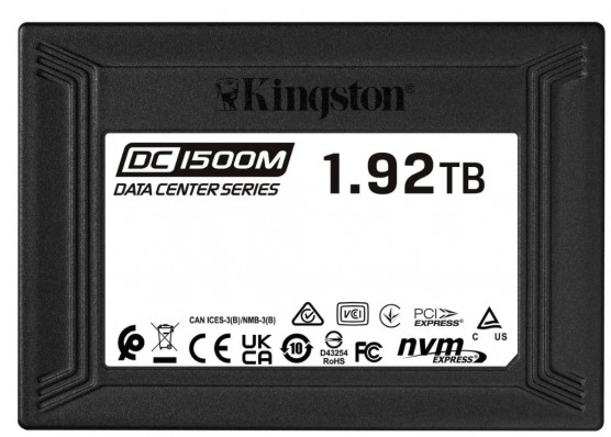 Накопитель SSD Kingston PCI-E 3.0 1920Gb SEDC1500M/1920G