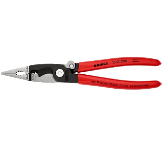 Электромонтажные клещи Knipex 6-в-1 KN-1391200SB