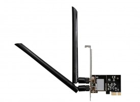 Сетевой адаптер WiFi D-Link DWA-582/RU DWA-582 PCI Express (ант.внеш.съем) 2ант.