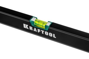 Магнитный уровень Kraftool с зеркальным глазком, 1200 мм